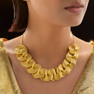 ALRO Anti-Tarnish Golden Spring Necklace