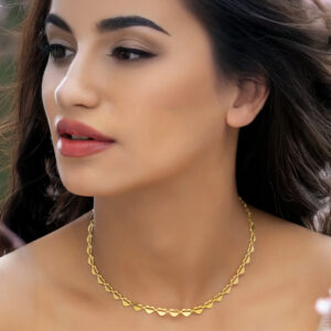 ALRO Anti-Tarnish Heart Chain Necklace