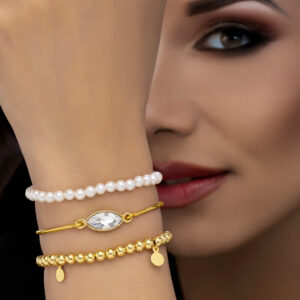 ALRO Anti-Tarnish Triple Layer Bracelet (Adjustable Size)
